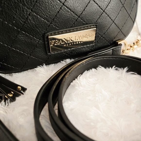 Frank Lyman Black Bag Gorgeous Classic NWT Frank Lyman Crossbody Bag - Picture 7 of 7